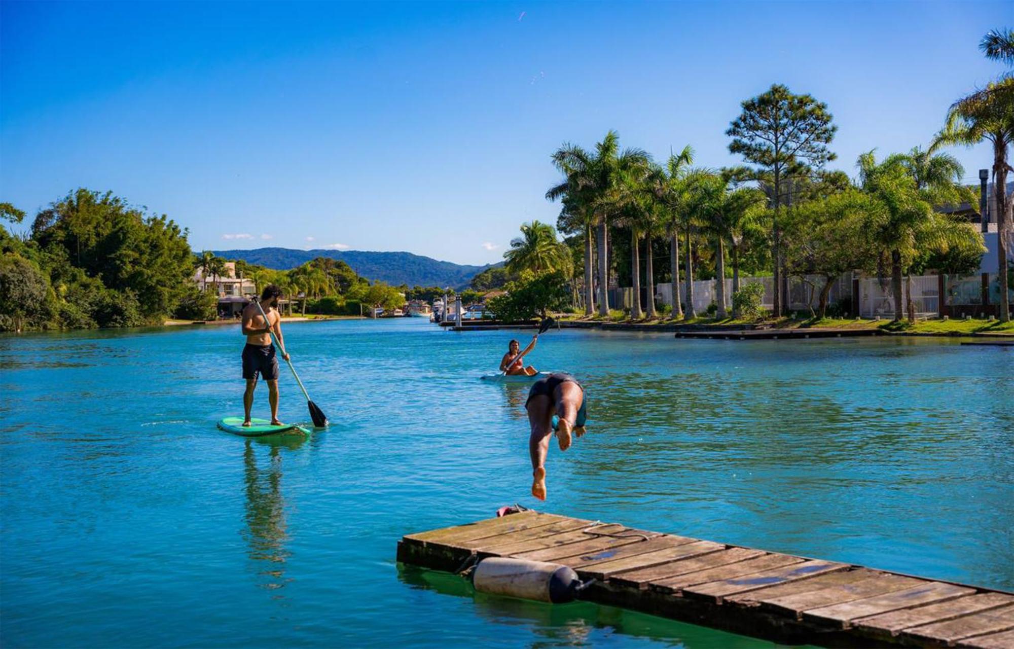 Nomades Riverside - Adventure Hostels & Coworking Florianópolis Buitenkant foto